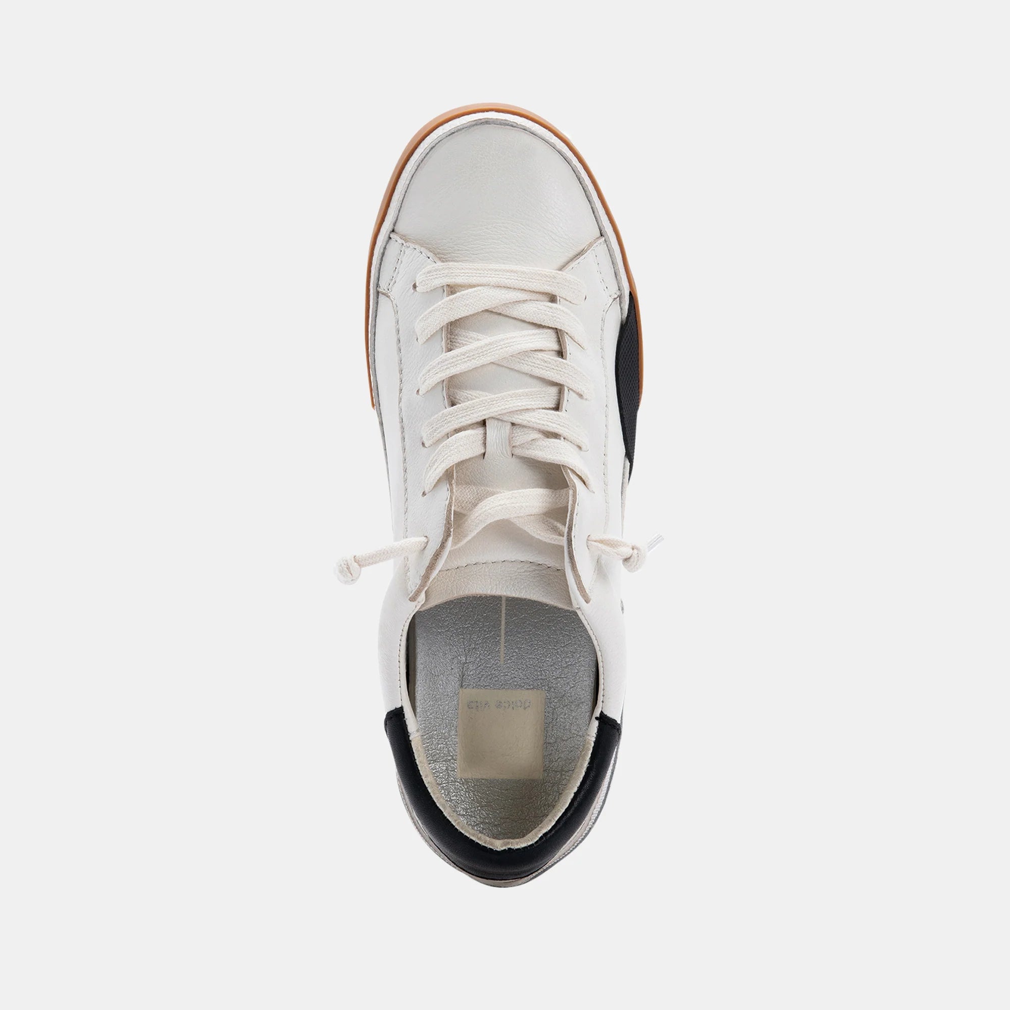 Dolce Vita Zina Sneaker - White/Black Leather