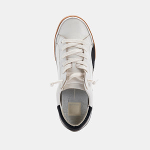 Dolce Vita Zina Sneaker - White/Black Leather