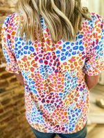 Load image into Gallery viewer, Sutton Wild Safari Michelle McDowell Blouse
