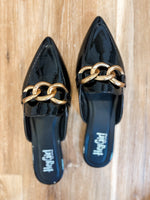 Load image into Gallery viewer, Playin For Keeps Black Corkys Mule
