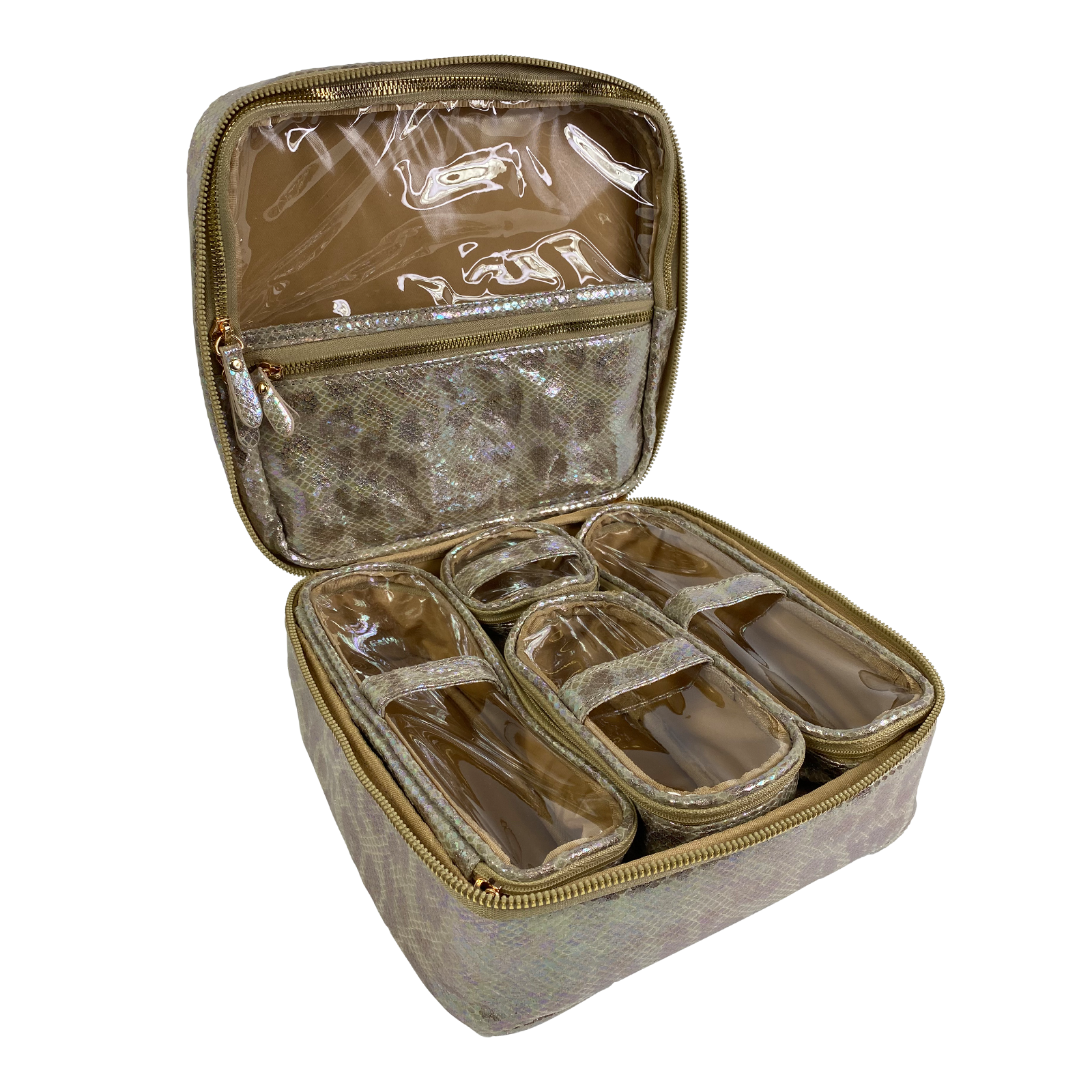 Mini Diva Makeup Case - Glimmer Leopard
