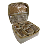 Load image into Gallery viewer, Mini Diva Makeup Case - Glimmer Leopard
