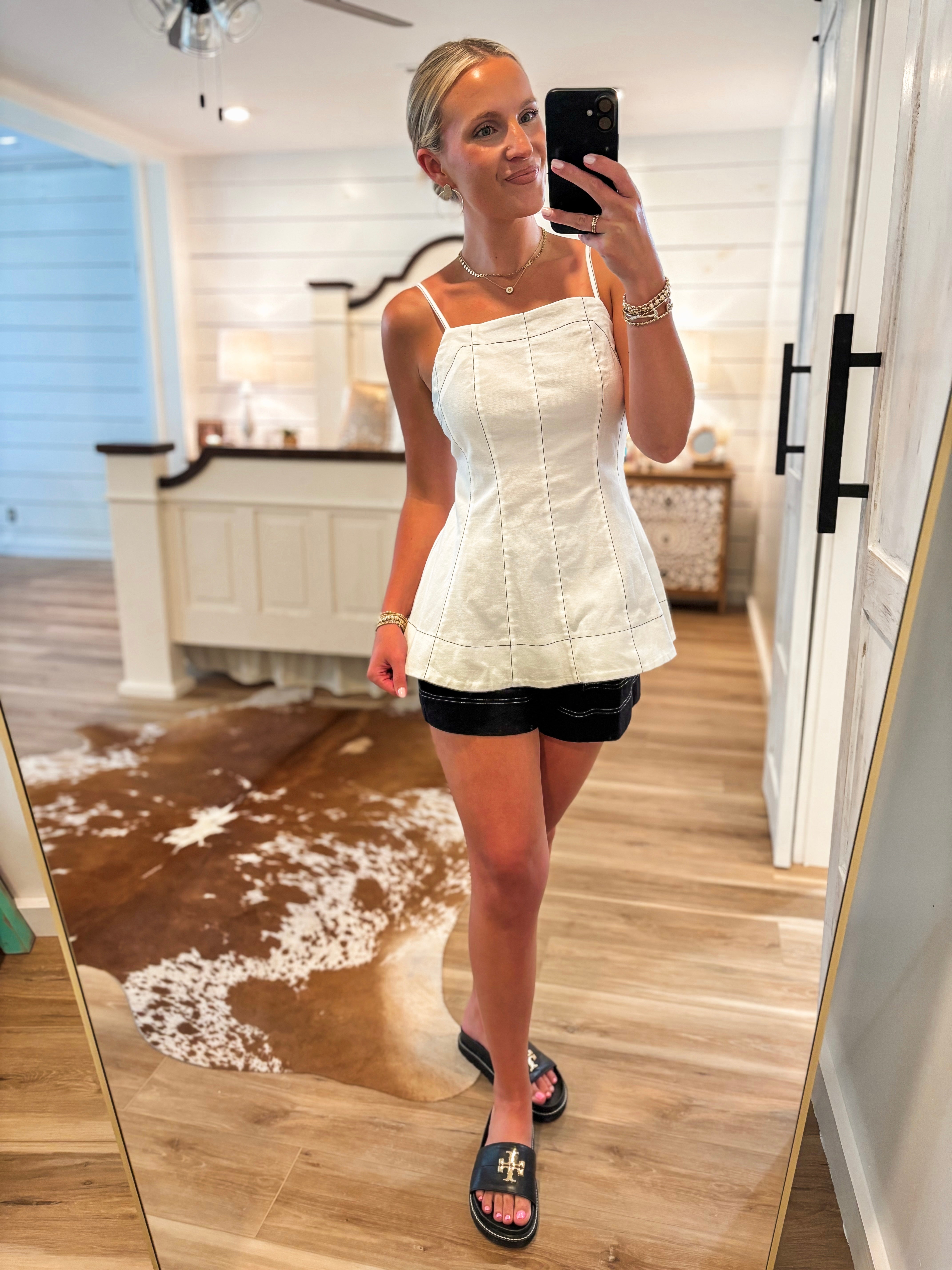 Look My Way Off White Cami