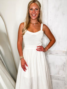 Next Step Natural Knit Midi Dress