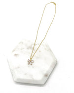 Load image into Gallery viewer, CZ Cubic Zirconia Bow Layering Charm Necklace
