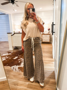 Good Here Taupe Sleeveless Knit Sweater