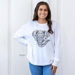 Load image into Gallery viewer, Elephant Sequin Sweatshirt - The Royal Standard
