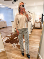 Load image into Gallery viewer, Part Ways Stone Knit Sweater
