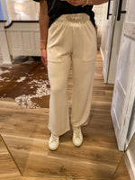 Load image into Gallery viewer, About Comfort Taupe Simply Southern Lounge Pants
