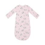 Load image into Gallery viewer, Angel Dear Gray Elephants Pink Bundle Gown
