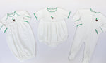 Load image into Gallery viewer, Pip Embroidered Zip Romper -Mallards
