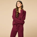 Load image into Gallery viewer, Oprah's Fave 2024 - Solid Marshmallow V-Neck Lounge Set
