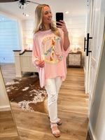Load image into Gallery viewer, Changing Tune Pink Peace Patch Tunic
