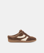 Load image into Gallery viewer, Dolce Vita Dk Brown Plush Slide Sneaker
