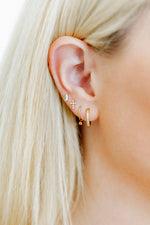Load image into Gallery viewer, Screwback Stud Earrings - Amber Micro
