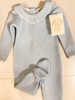 Load image into Gallery viewer, Rock Me Romper - Ribbed Buckhead Blue
