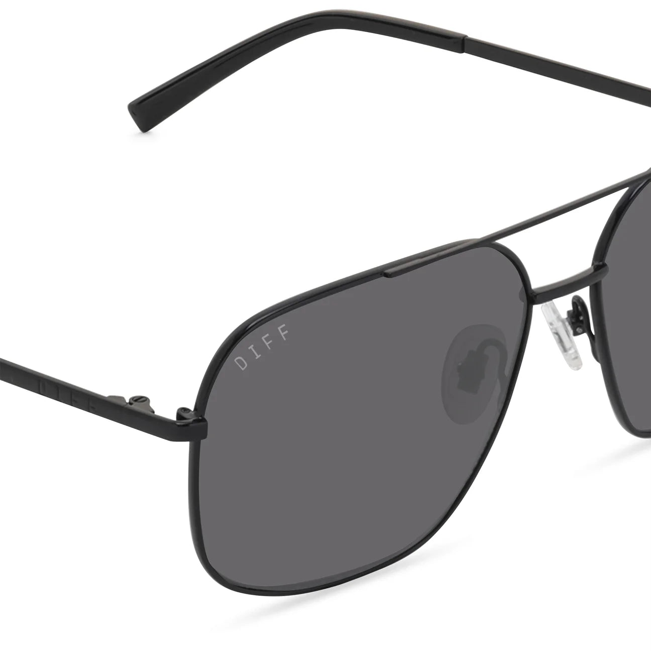 Jonas - Black Grey Polarized Diff Sunglasses