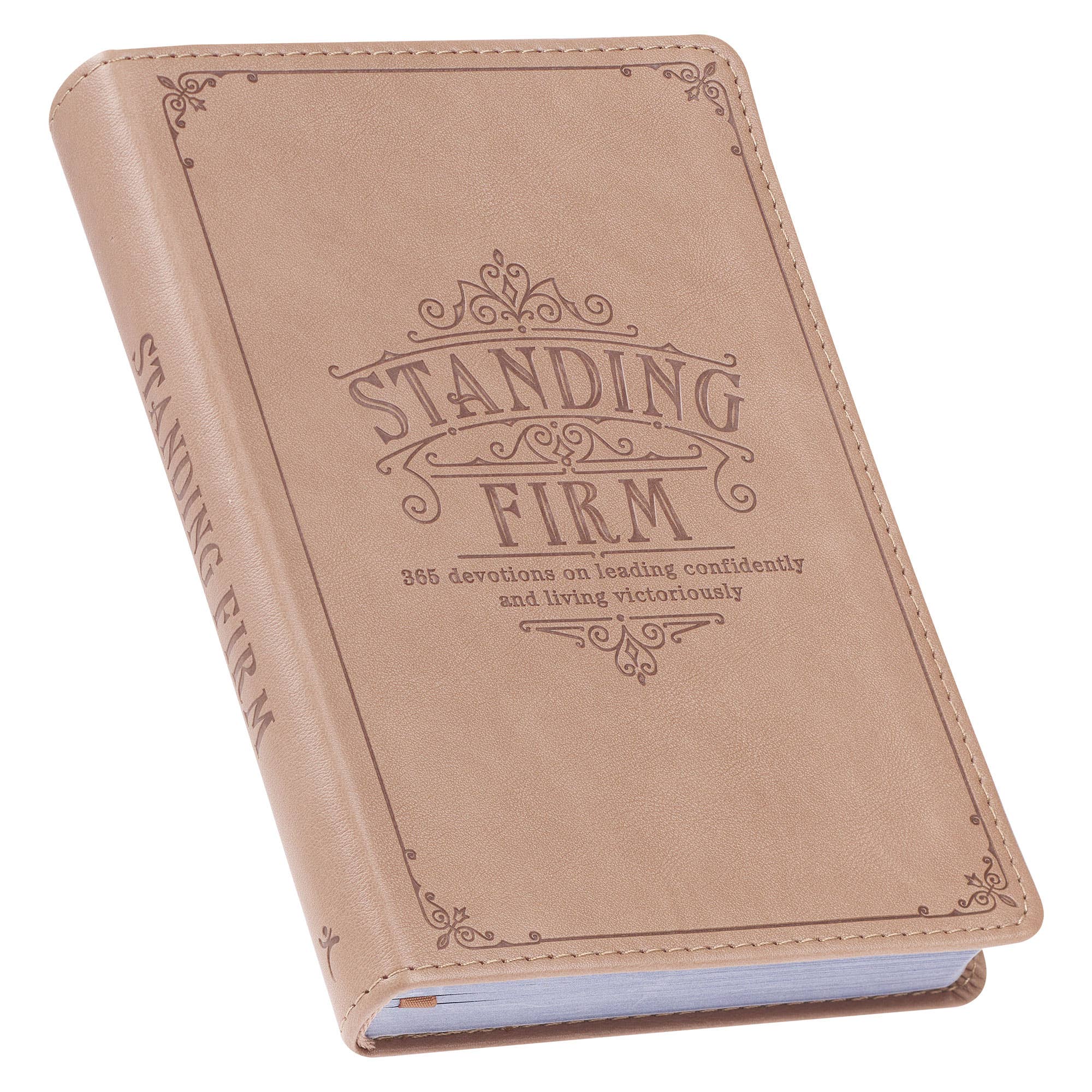 Devotional Standing Firm Faux Leather