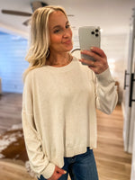 Load image into Gallery viewer, Timing Of It All Ivory Sweater
