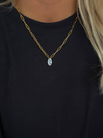 Load image into Gallery viewer, GOLD + DIAMOND PENDANT NECKLACE
