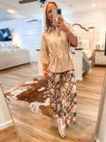 Load image into Gallery viewer, Thinking About You Taupe Blouse
