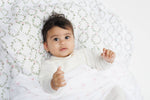 Load image into Gallery viewer, 2-pack Cotton Swaddles - Bows &amp; Rose Trellis
