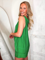 Load image into Gallery viewer, Patio View Kelly Green Tank &amp; Shorts Set
