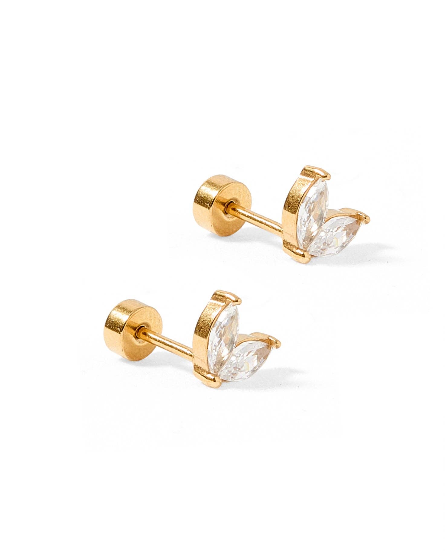 Screwback Stud Earrings - Nova