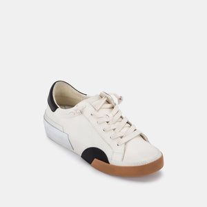 Dolce Vita Zina Sneaker - White/Black Leather
