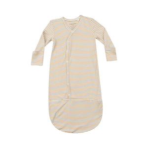 Angel Dear Beige Stripe Bundle Gown