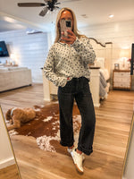 Load image into Gallery viewer, Polka Dot Cardigan - Gray
