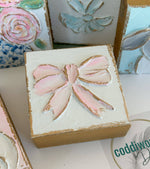 Load image into Gallery viewer, Pink Bow Mini Block
