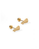 Load image into Gallery viewer, Screwback Stud Earrings - Cheer
