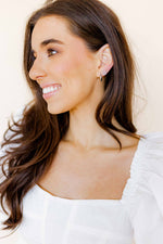 Load image into Gallery viewer, Screwback Stud Earrings - Cooper Clear Gold
