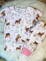 Load image into Gallery viewer, Angel Dear Watercolor Pony Lounge Wear Set
