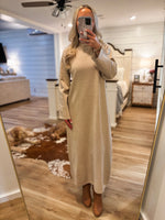 Load image into Gallery viewer, Same Story Sand Maxi Sweater Dress
