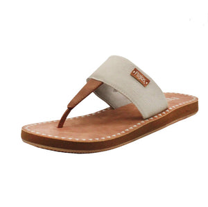 Grace Ivory & Tan Thong Flojo Sandal