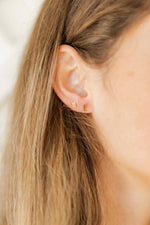 Load image into Gallery viewer, Screwback Stud Earrings - Petite Cowgirl Boot
