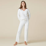 Load image into Gallery viewer, Oprah's Fave 2024 - Solid Marshmallow V-Neck Lounge Set
