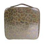 Load image into Gallery viewer, Mini Diva Makeup Case - Glimmer Leopard
