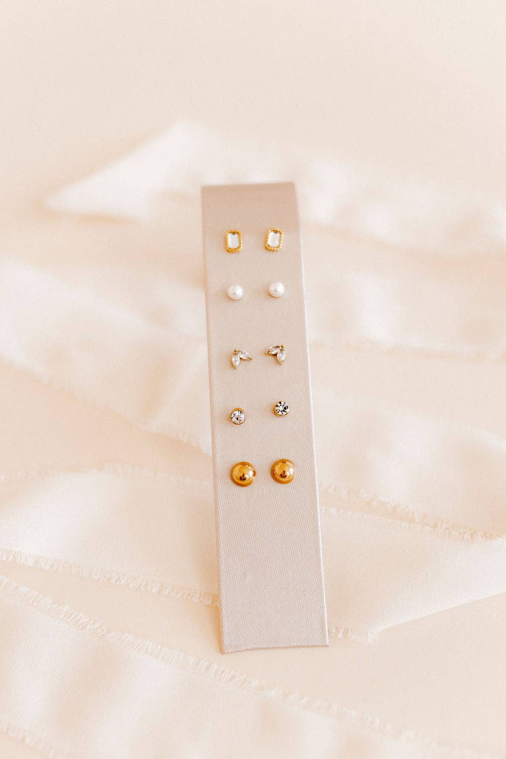 Screwback Stud Earrings - Payton Pearl White 5mm