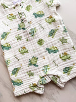 Load image into Gallery viewer, Angel Dear Sea Turtles Henley Shortall
