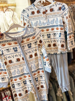 Load image into Gallery viewer, Angel Dear Football Stripe Convertible Romper
