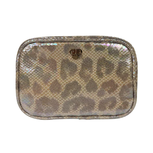 Lighted Mirror Case - Glimmer Leopard