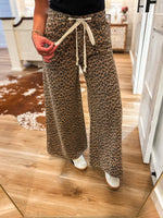 Load image into Gallery viewer, Running Wild Leopard Wide Leg Denim
