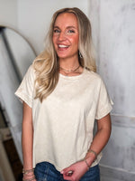 Load image into Gallery viewer, Expect It Taupe Cropped Tee
