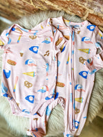Load image into Gallery viewer, Angel Dear Girl&#39;s Baseball Onesie
