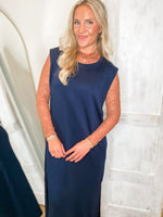 Load image into Gallery viewer, Found You Navy Luxe Butter Pullover Maxi Dress
