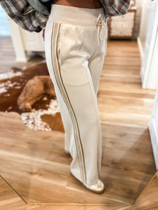 Staying In Ecru Luxe Lounge Pant