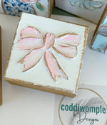 Load image into Gallery viewer, Pink Bow Mini Block
